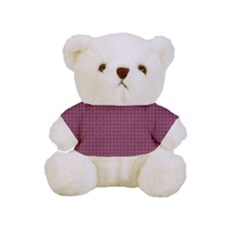 Brown Red Dot Pattern Full Print Tee For Cuddly Teddy Bear by ytdream