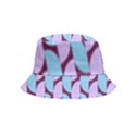 Purple Blue Pattern Inside Out Bucket Hat (Kids) View1