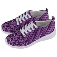 Violet White Pattern Men s Lightweight Sports Shoes by ytdream