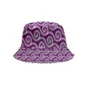 Violet White Pattern Inside Out Bucket Hat (Kids) View5