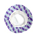 White Blue Pattern Bucket Hat (Kids) View3