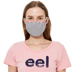 Yellow Blue Pattern Cloth Face Mask (adult) by ytdream