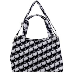 Stylish Coffee Cup Pattern Double Compartment Shoulder Bag by ExtraAwesomeSauce