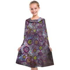 Abstract Molecular Space Art Kids  Midi Sailor Dress by ExtraAwesomeSauce