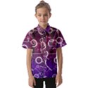 Cosmic Network Geometric Art Kids  Short Sleeve Shirt View1