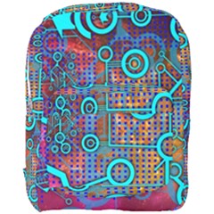 Abstract Tech Galaxy Design Full Print Backpack by ExtraAwesomeSauce