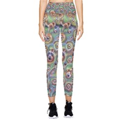 Surreal Abstract Early Ai Art Pocket Leggings  by ExtraAwesomeSauce