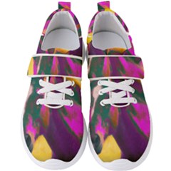 Vibrant Abstract Equine Art Men s Velcro Strap Shoes by ExtraAwesomeSauce