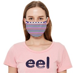 Chevron Pattern Cloth Face Mask (adult) by ytdream