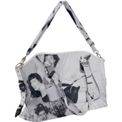 Betty Page Bdsm Canvas Crossbody Bag by CherleyTemples