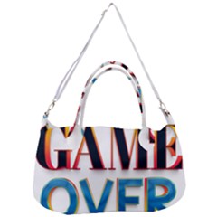 Game Over Text Design  Removable Strap Handbag by 7223056