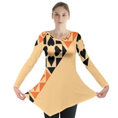 Aesthetic Hearts Long Sleeve Tunic  by ConteMonfrey