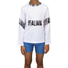 Strong Italian Energy Kids  Long Sleeve Swimwear by ConteMonfrey