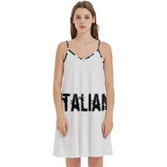 Strong Italian Energy Mini Camis Dress With Pockets by ConteMonfrey