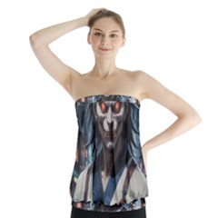 Demon Samurai Strapless Top by AwesomeSauce