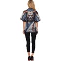 Demon Samurai Women s Batwing Button Up Shirt View4