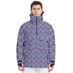 Colorful Sugar Skull Cat Pattern Men s Pullover Zip Ski And Snowboard Waterproof Breathable Jacket by ExtraAwesomeSauce