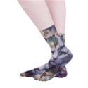 Epic Armored Cat Warrior Smooth Crew Length Tube Socks View2