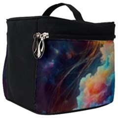 Cosmic Jellyfish Artwork Make Up Travel Bag (big) by ExtraGoodSauce