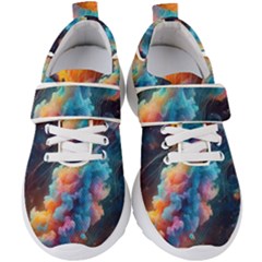 Cosmic Jellyfish Artwork Kids  Velcro Strap Shoes by ExtraAwesomeSauce