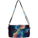 Cosmic Jellyfish Artwork Removable Strap Clutch Bag View2