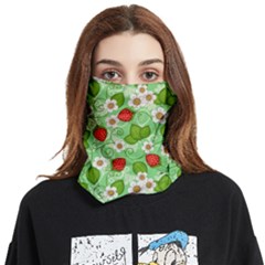 Strawberries Pattern Seamless Face Covering Bandana (two Sides) by Posterlux