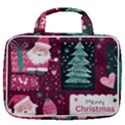 Christmas Santa Claus Travel Toiletry Bag With Hanging Hook View2