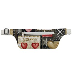 Christmas Reindeer Active Waist Bag by Posterlux