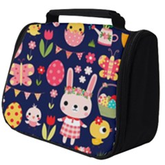 Bunny - Easter Pattern Full Print Travel Pouch (big) by kyorashop23