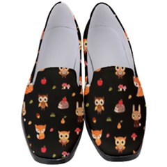 Cool Woodland Animal, Koteto, Scandinavian, Acorn Women s Classic Loafer Heels by kyorashop23