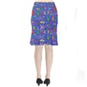 Grateful Dead Dancing Bears Pattern Short Mermaid Skirt View2