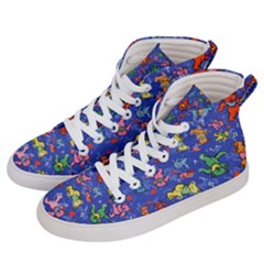 Grateful Dead Dancing Bears Pattern Men s Hi-top Skate Sneakers by Salmanaz77