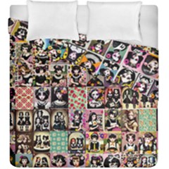 Spanish Gothic Girls Pattern Duvet Cover Double Side (king Size) by violetheavensky