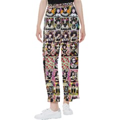 Spanish Gothic Girls Pattern Women s Pants  by violetheavensky