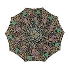 Spanish Gothic Girls Pattern Automatic Folding Umbrella With Case (large) by violetheavensky