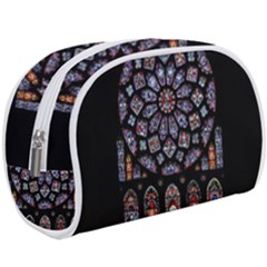 Chartres Cathedral Notre Dame De Paris Stained Glass Make Up Case (large) by Grandong