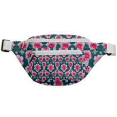 Retro 1880s Flowers Pattern 22 Fanny Pack by violetheavensky