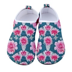 Retro 1880s Flowers Pattern 22 Women s Sock-style Water Shoes by violetheavensky