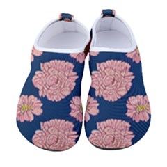 Retro 1880s Flowers Pattern 16 Men s Sock-style Water Shoes by violetheavensky