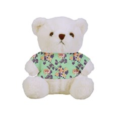 Retro 1880s Flowers Pattern 24 Full Print Cuddly Teddy Bear by violetheavensky