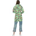 Retro 1880s Flowers Pattern 24 Women s Long Oversized Pullover Hoodie View2