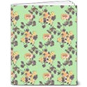 Retro 1880s Flowers Pattern 24 8  x 10  Softcover Notebook View1