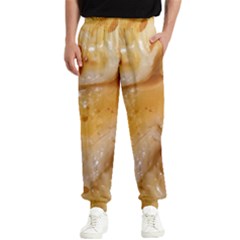 Homemade Flan Extreme Close-up Texture Men s Elastic Waist Pants by dflcprintsclothing