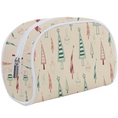 Trees Christmas Holiday Pattern Make Up Case (large) by Paksenen