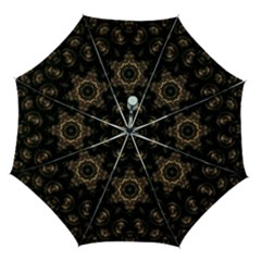 Bronze Age Mandala Automatic Folding Umbrella With Case (medium) by MRNStudios