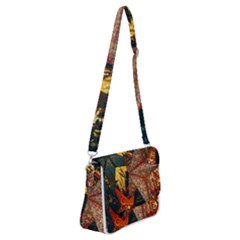 Star Lantern Lighting Shoulder Bag With Back Zipper by Paksenen
