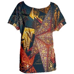 Star Lantern Lighting Women s Oversized T-shirt by Paksenen