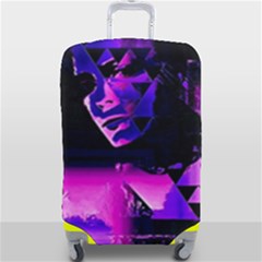 Counting Coup Ultraviolet Luggage Cover (large) by MRNStudios