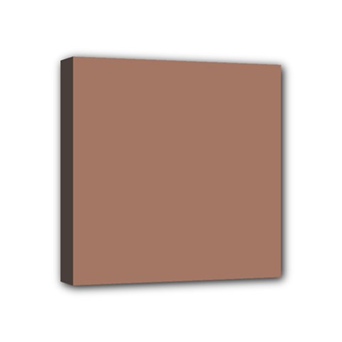 Mocha Mousse Hex Code #a47864 Mini Canvas 4  X 4  (stretched) by dressshop