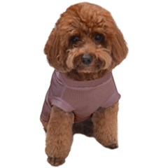 Mocha Mousse Hex Code #a47864 Dog T-shirt by dressshop